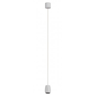 CRISP Závěsné svítidlo, hliník, povrch bílý, reflektor černý, LED 10,5W, 751lm, přepín CCT teplota teplá 2700K/3000K, stmív. TRIAC, Ra90, 230V, IP20, tř.1, rozměry h=90mm, vč. záv. kabelu l=2000mm, lze zkr.