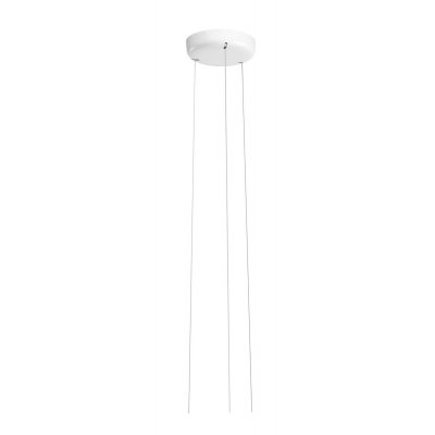 DIP Závěsná sada pro svítidlo, základna kov, povrch bílá lesk, rozměry d=190mm, délka závěsu 1500mm.
