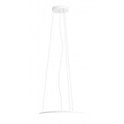 DAMA Závěsná sada pro svítidlo, základna kov, povrch bílá, 3 lanka, rozměry d=385mm, délka závěsu max 3000mm a 2500mm.
