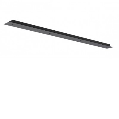 0 Stropní krytka pro 4 kabely, pro napájení svítidel, těleso kov, povrch bílá, chrom, nebo černá, 230V, tř.1, rozměry 1150x80xx25mm , průměr otvoru pro kabel je 7mm