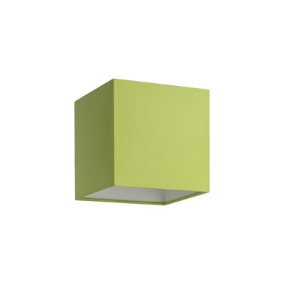TEMPO 15/15 Stínítko, materiál textil, povrch vnější limetková, vnitřní bílá, pro žárovku max 28W, 150x150x150mm