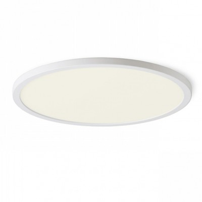 HUE R22 DIMM LED Stropní vestavné svítidlo, základna kov, povrch dle typu, difuzor plast opál, LED 1x22W, teplá 3000K, 2160lm, Ra80, stmív TRIAC, 230V, IP20, tř.2. rozměry d=225mm h=9mm