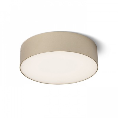 LARISA R 22 Stropní, přisazené svítidlo, kov, zlatá perleť, difuzor plast opál, LED 22W, 1600lm, přepín CCT teplá 3000K/neutrální 4000K/denní 6000K, stmívatelné TRIAC, 230V, Ra80, IP20, rozměry d=220mm, h=58mm
