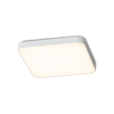 BJORK Stropní, podhledové svítidlo, čtvercové, rámeček bílá, LED 6W, 640lm, teplá 3000K, Ra80, 230V, IP20, rozměry 90x90mm, h=10mm.