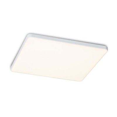 BJORK Stropní, podhledové svítidlo, čtvercové, rámeček bílá, LED 18W, 1800lm, teplá 3000K, Ra80, 230V, IP20, rozměry 90x90mm, h=10mm.