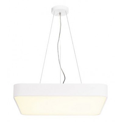 MEDO 60 SQUARE LED Závěsné nebo přisazené svítidlo, těleso hliník, povrch bílá, difuzor plast bílá, LED 39W, 3300lm, teplá 3000K, stmívatelné, 230V, IP20, tř.1, Ra80, rozměry 600x600mm, h=125mm.