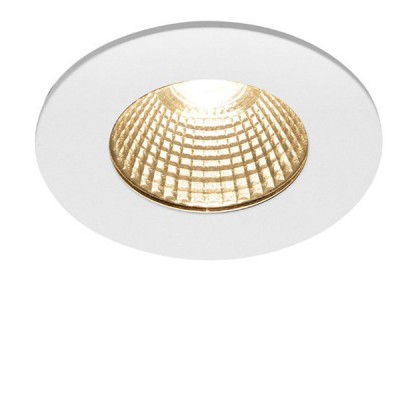 PATTA-I Round DL Stropní, podhledové bodové svítidlo, těleso hliník, povrch bílá mat, LED 7,3W, 440lm, teplá 1800K-3000K dim to warm, stmív Triac, 230V, do koupelny IP65/IP20, rozměry d=80mm, h=37mm