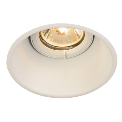 HORN LED Stropní, podhledové bodové svítidlo, výklopné +-20°, těleso kov povrch bílá mat, pro žárovku 1x50W, GU10 ES50, 230V, IP20, rozměry d=106mm h=163mm