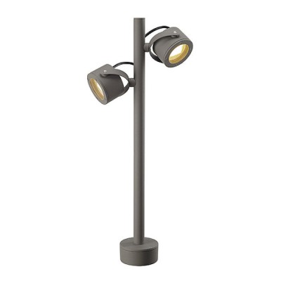 SITRA 360 SL Sloupkové, bodové, svítidlo, nastavitelný směr svícení, těleso hliník, povrch černá antracit, sklo čiré, pro LED 2x9W, GX53, 230V, IP44, hlavice d=100mm, v=720mm