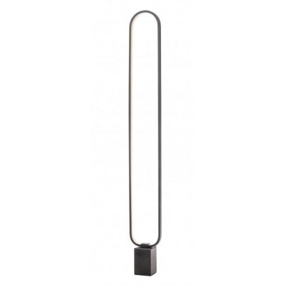 ADO LAMP Stojací lampa, základna černý mramor, těleso hliník, povrch černá/bílá/zlatá mat, difuzor plast opál, LED 24W, teplá 3000K, stmívání, 230V, IP20, tř.2, rozměry 180x1490x25mm.
