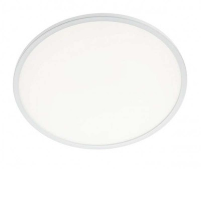 MEMO Stropní svítidlo, těleso plast bílá mat, dif plast opál, LED 24W, teplá 3000K, 2200lm, 230V, IP54, tř.2, rozměry d=420mm, h=28mm, svítí nahoru/dolů.