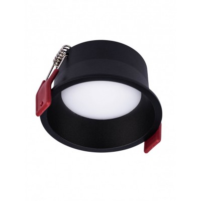 MT149 Stropní podhledové bodové svítidlo, těleso hliník, povrch bílá/černá, dif. plast opál, LED 7W, 702lm, neutrální 4000K, vyzař. úhel 90°, Ra95, 230V, IP20, tř.1, rozměry d=82mm, h=48mm.