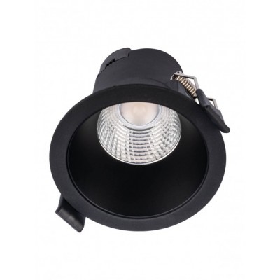 PT09 Stropní podhledové bodové svítidlo, těleso hliník, povrch bílá/černá/zlatá mat, LED 9W, teplá 3000K/1010lm, neutrální 4000K/1100lm, vyzař. úhel 40°, Ra80, 230V, IP20, tř.2, rozměry d=103mm, h=91mm.