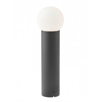 BULK Sloupkové svítidlo, těleso hliník, povrch tm. šedá, difuzor plast opál, pro žárovku 1x28W, E27, 230V, IP44, tř.1, rozměry dle typu.