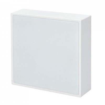 WD 16W 3000K VÝPRODEJ Stropní přisazené svítidlo, těleso hliník, povrch bílá, difuzor plast opál, LED 16W, 1280lm, teplá 3000K, Ra80, 230V, IP20, rozměry 120x120x40mm