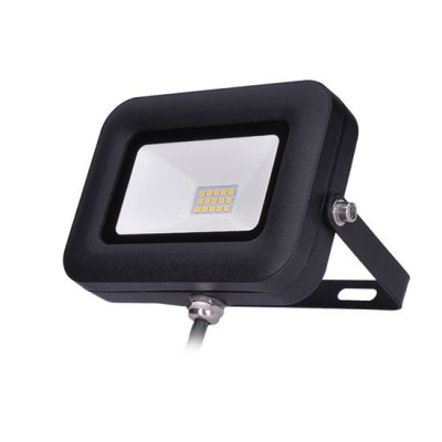 LED reflektor PRO Venkovní svítidlo, reflektor plochý, nastav. směr svícení, těleso hliník, povrch černá, krycí sklo čiré, LED 10W/20W/30W/50W, denní 5000K, Ra80, 230V, IP65, rozměry dle typu.