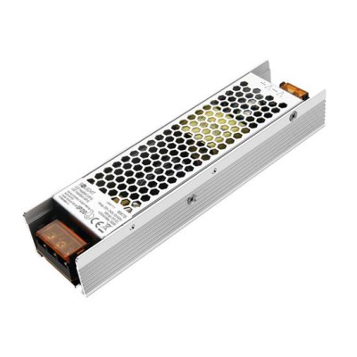 LED zdroj 24V, 60W/100W/200W Napájecí zdroj pro LED pásky, vstup 230V, výstup 24V, 100W, 4,17A, IP20, rozměry 170x48x28mm, ochrana proti zkratu a přetížení.