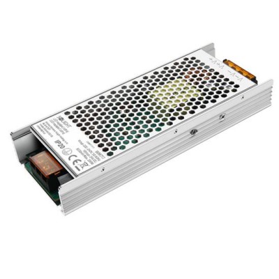 LED zdroj 24V, 60W/100W/200W Napájecí zdroj pro LED pásky, vstup 230V, výstup 24V, 200W, 8,33A, IP20, rozměry 220x48x28mm, ochrana proti zkratu a přetížení.