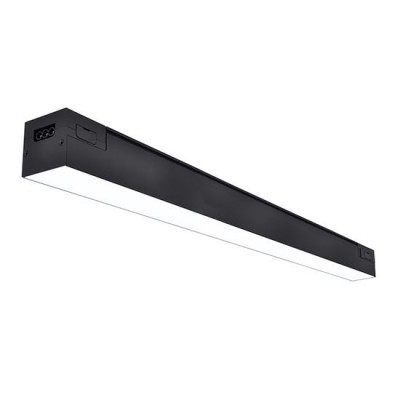 WO2000 Stropní, nebo závěsné svítidlo, materiál hliník, povrch černá, difuzor plast opál, LED 24W/36W/50W/60W, neutrální 4000K, vyzař. úhel 60°, Ra80, 230V, IP20, tř.1, rozměry dle typu.