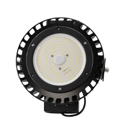 HIGHBAY Průmyslové svítidlo, těleso kov, povrch černá, krycí plast čirý, LED 100W/1400lm, 150W/21000lm, 240W/33600lm, denní 5000K, stmív. DALI, UGR<25, Ra80, vyzař. úhel 120°, 230V, IP65, rozměry dle typu.