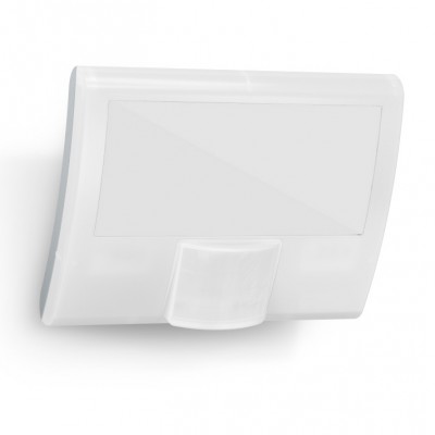 XLEDCURVED VÝPRODEJ Nástěnné venkovní svítidlo, PIR senzor, záběr 160°, dosah 8m, plast bílá, čas 2s-7min, soumrak 2-1000lx, LED 1x10,5W, neutrál 4000K, 1125lm, 230V, IP44, rorměry 160x120x107mm