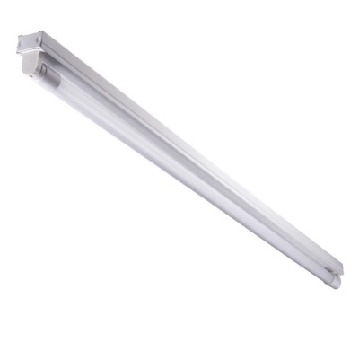 HOLDO 120 Přisazené svítidlo, těleso kov bílá, pro 1x LED zářivky T8/G13, l=1200mm, 230V, IP20  rozměry 1230x40x58mm, LED zářivky SAMOSTATNĚ