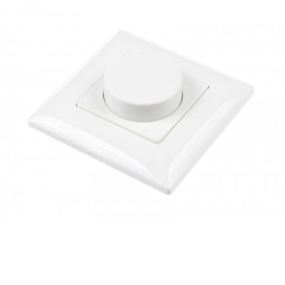 Ovladač dimLED OV KN1K RF bezdrátový přijímač, stmívač TRIAC 230V, 200W, stmívání 0-100%, dosah až 30m, rozměry 86x86x48,5mm, lze spárovat max 10 vysílačů na 1 přijímač