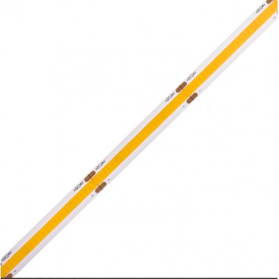 LED pásek COB LED pásek, těleso plast, povrch bílá, 528LED/m, 15W/m, teplá 3000K/neutrální 4000K/denní 6000K, Ra80, dělení po 45,45mm, vyzař úhel 180°, 24V, rozměry w=8mm, l=5000mm, cena za 1m.