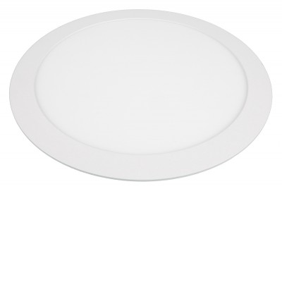 LN Stropní podhledové svítidlo, těleso hliník, povrch bílá, dufuzor plast, LED 24W, 2300lm, denní 6000K, Ra80, 230V, IP20, rozměry d=300mm, h=10mm, trafo na kabelu