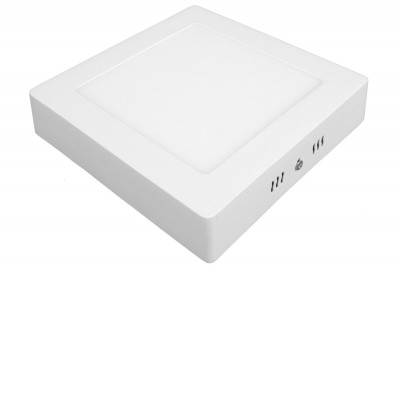 PS Stropní přisazené čtvercové svítidlo  těleso hliník, povrch bílá, difuzor plast opál mat, LED 6W, 12W, 18W, 24W  teplá 3000K, neutrální 4000K, denní 6000K, Ra80, 230V, IP20
