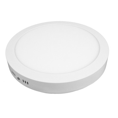 PL Stropní přisazené svítidlo, těleso hliník, povrch bílá, dufuzor plast, LED 24W, 2200lm, neutrální 4000K, Ra80, 230V, IP20, rozměry d=300mm, h=35mm