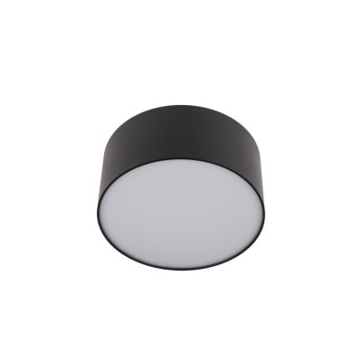 LOXO Stropní, přisazené kruhové svítidlo, těleso kov, povrch bílá/černá, difuzor plast opál, LED 8W/12W, přepín CCT teplá 3000K-denní 5000K, dle typu stmívatelné TRIAC, 230V, Ra90, IP20, rozměry dle typu.