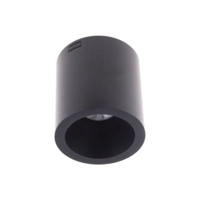 TUBO 8W, IP44, CCT Stropní bodové svítidlo, těleso plast bílá/černá, krycí plast čirý, LED 8W, přepín. teplota CCT teplá 3000, neutální 4000K, denní 6500K, 720lm, Ra80, 230V, do koupelny IP44, rozměry d=90mm, h=99,7mm.