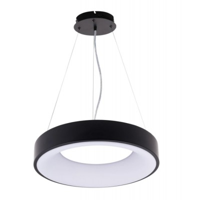 ZULU Závěsné svítidlo, těleso kov, povrch černá/bílá, difuzor plast opál, LED 32W/2570lm, 48W/3870lm, 60W/4800lm, přepín. CCT nast. teplota teplá 3000K - 6000K, stmív TRIAC, Ra80, 230V, IP20, rozměry dle typu.
