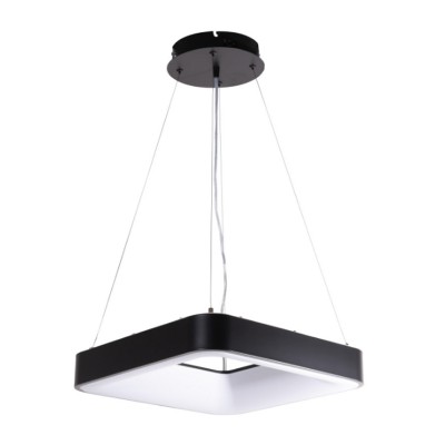 ZULU Závěsné svítidlo, těleso kov, povrch černá/bílá, difuzor plast opál, LED 32W/2570lm, 48W/3870lm, 60W/4800lm, přepín. CCT nast. teplota teplá 3000K - 6000K, stmív TRIAC, Ra80, 230V, IP20, rozměry dle typu.