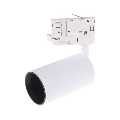 MAFA-TW Bodové svítidlo, nastavitelný směr svícení, těleso hliník, povrch černá, nebo bílá, pro LED 1x10W, GU10, ES50, 230V, IP20, d=57mm, l=100mm, vč 3F adaptéru kompatibilní NORDIC ALUMINIUM, EUTRAC