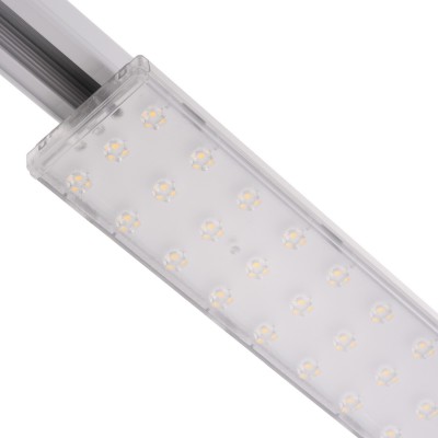 TRITO LLED 54W, 61W, 90° Kolejnicové svítidlo, plast černá, bílá, difuzor opál, LED 54W, 61W, teplá 3000K, neutrální 4000K, vyzařovací úhel 90°, Ra85, 230V, IP20, rozměry 1204x64x69mm, do 3F lišty NORDIC ALUMINIUM