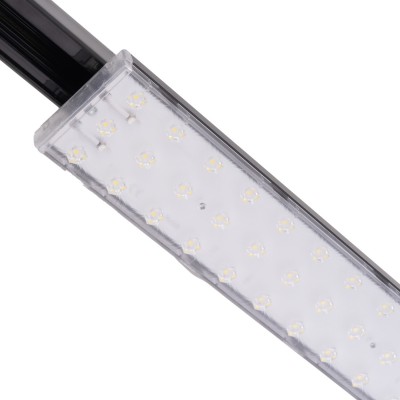 TRITO LLED 54W, 90° Kolejnicové svítidlo, plast černá, difuzor opál, LED, přep příkon 54W, 46W, 39W, 32W, 9700lm, teplá 3000K, vyzař úh 90°, Ra85, 230V, IP20, rozměry 1204x64x69 mm, do 3F lišty NORDIC ALUMINIUM