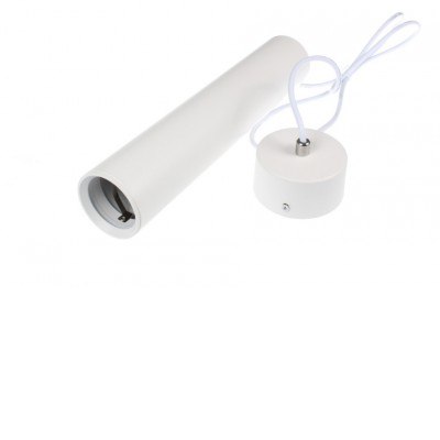 BUTU Závěsné svítidlo, těleso hliník, povrch černá, pro žárovku 1x60W, GU10, 230V, IP20, rozměry d=60mm, h=300mm, vč závěs kabelu l=2000mm, lze zkrátit.