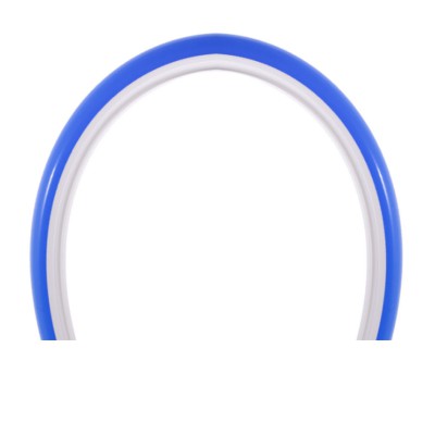 NEON Přisazený silikonový profil, povrch modrá, vertikálně ohebný, pro instalaci LED pásků šířky max w=8mm, rozměry 8x10mm, cena za 1m.