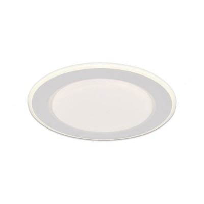 NORMAN Stropní svítidlo, těleso kov, povrch bílá/černá, difuzor plast opál, LED 51W/5100lm, 60W/6000lm, CCT nastav teplota teplá 3000K, neutrální 4000K, denní 6500K, dálk ovl. stmív., 230V, IP20, rozměry dle typu.