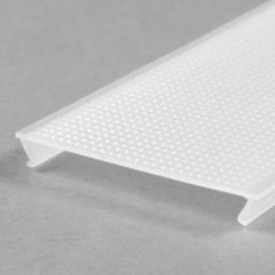DCC10 50x6,6mm Difuzor k profilu pro LED pásky nacvakávací, materiál PMMA, povrch opál, propustnost 70%, rozměry 50x7,6mm, l=3000mm