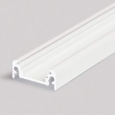 CHENO PROFIL 20x8mm Přisazený, stropní profil pro LED pásky, materiál hliník, povrch bílý, max šířka LED pásků w=10mm, rozměry 20x8mm, l=2000mm