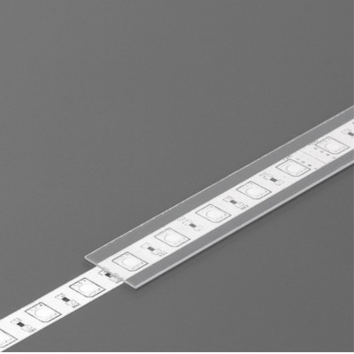 DNA1 14,4x0,8mm Nasouvací difuzor k profilu pro LED pásky, materiál plast PC/PP, povrch opál/transparentní/matný, rozměry 14,4x0,8mm, délka dle typu.