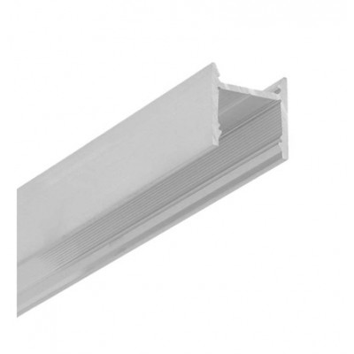 CESTR profil 16x16 Přisazený, závěsný profil pro LED pásky, materiál hliník, povrch surový, max šířka LED pásků w=12mm, rozměry 16x16mm, délka l=4050mm.