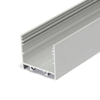 NUPHAR PROFIL 33 SURFACE, 29,6x33,4mm Přisazený profil pro LED pásky, materiál hliník, povrch černý, max šířka LED pásků w=30mm, rozměry 29,6x33,4mm, l=2000mm