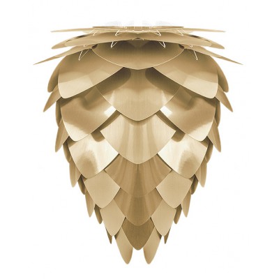 CONIA MEDIUM BRASS Stínítko svítidla, materiál plast, povrch mosazná, pro žárovku 1x15W, E27, IP20, rozměry d=400mm h=500mm, závěs, nebo stojací základna SAMOSTATNĚ