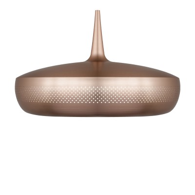 CLAVA DINE COPPER Stínítko svítidla, těleso hliník, povrch měděná, pro žárovku 1x15W, E27, rozměry d=430mm, h=280mm, závěs SAMOSTATNĚ