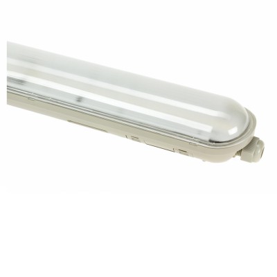 FRAGOR 20W/38W/52W/75W, IP65, IK10 Stropní průmyslové prachotěsné svítidlo, spojovatelné do linií, těleso plast šedá/černá, dif plast opál, LED 20W/38W/52W/75W, neutrální 4000K/denní 6000K, vyzař. úhel 60°/120°, Ra80, 230V, IP65, IK10, tř.1, rozměry dle typu.