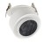 XARTE Podhledové bodové svítidlo, výklopné +-90°,  těleso kov, povrch bílá, LED 15W, 1627lm, neutrální 4000K, ZOOM nastavitelný vyzař. úhel 15°-45°, Ra90, 230V, IP40, tř.2, rozměry d=80mm, h=40mm.
